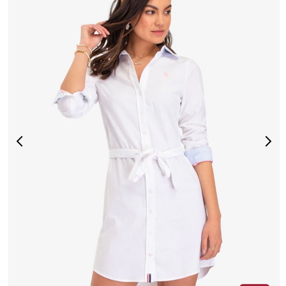 US Polo Assn. Solid Oxford Dress